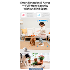 Aiook - Smart Mobile Pet Robot & Home Patrol Camera (2K WiFi)
