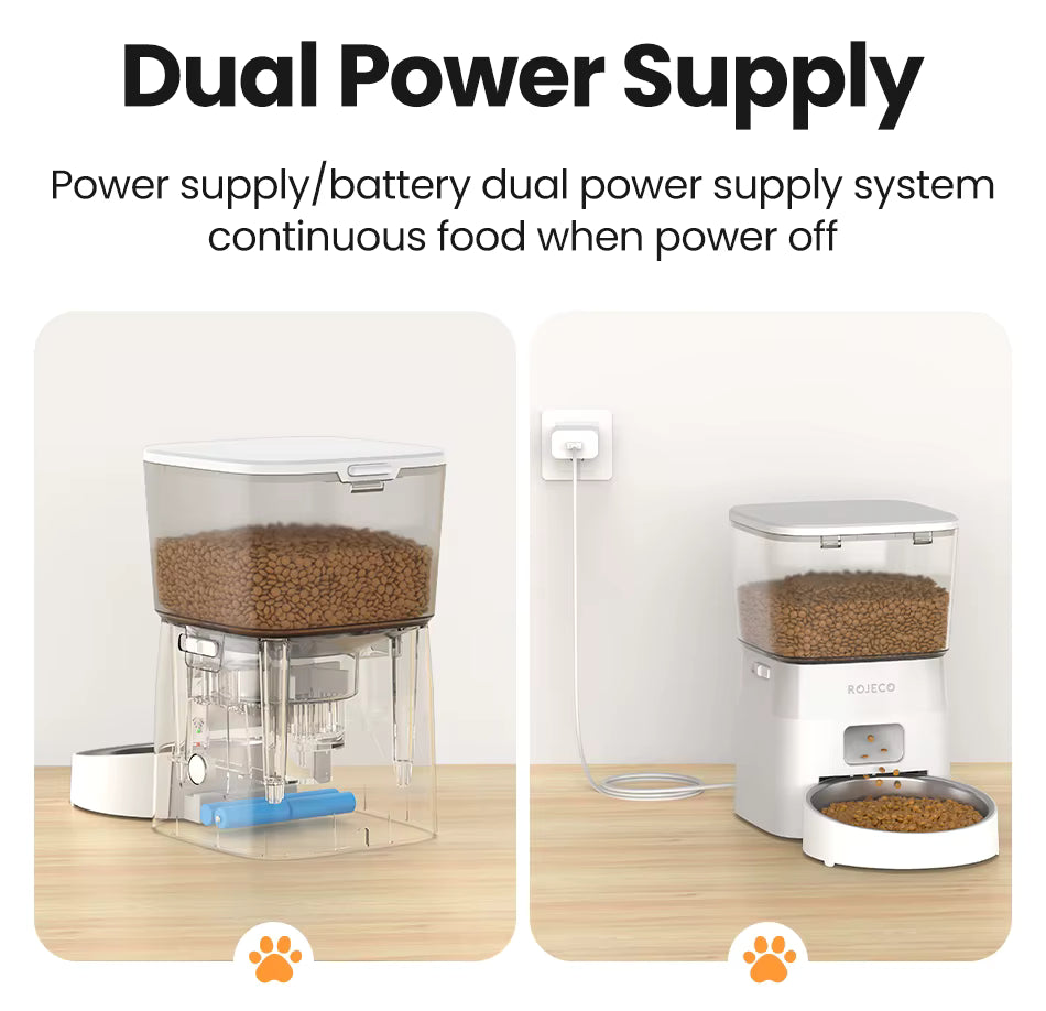 SmartMeal 2.0 – WiFi Automatic Pet Feeder with App Control (2L Capacity)