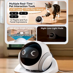 Aiook - Smart Mobile Pet Robot & Home Patrol Camera (2K WiFi)