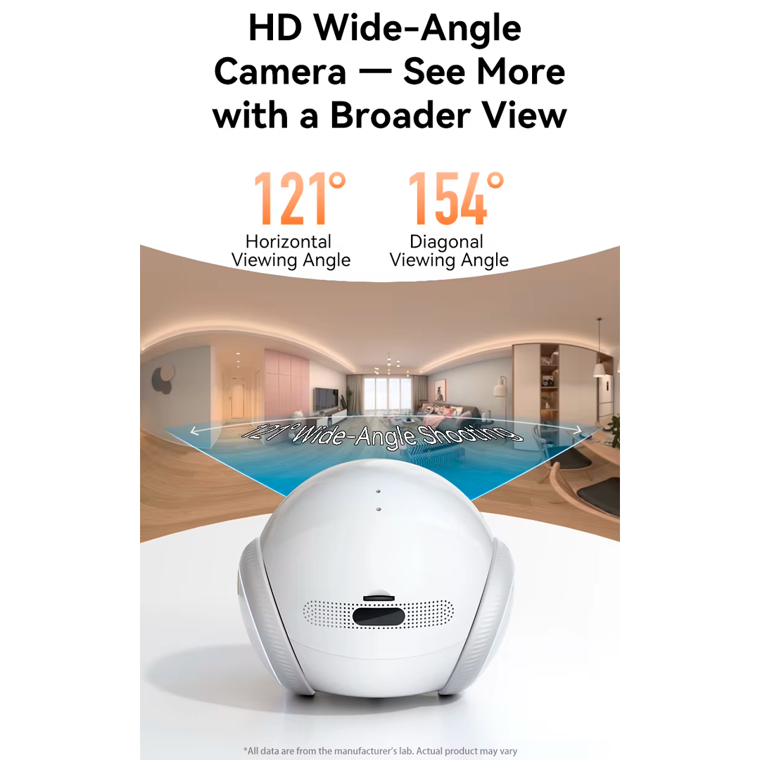 Aiook - Smart Mobile Pet Robot & Home Patrol Camera (2K WiFi)