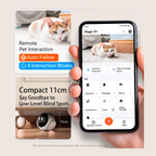 Aiook - Smart Mobile Pet Robot & Home Patrol Camera (2K WiFi)