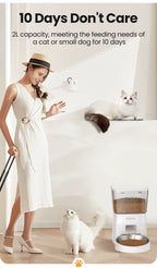 SmartMeal 2.0 – WiFi Automatic Pet Feeder with App Control (2L Capacity)