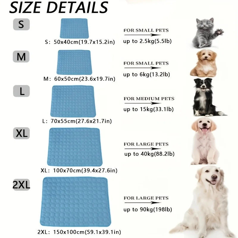 Furbytes ChillPad – Cooling Ice Mat for Dogs & Cats (S/M/L)