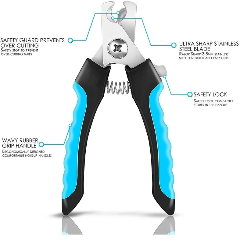 Furbytes ProTrim – Professional Stainless Steel Pet Nail Clipper with Safety Guard