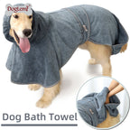 DogLemi™ Microfibre Dog Bathrobe – Ultra-Absorbent Drying Coat
