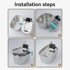 PureFlow Filter Pack – Replacement Filters for Smart Stainless Steel Cat Fountain (3.2L)