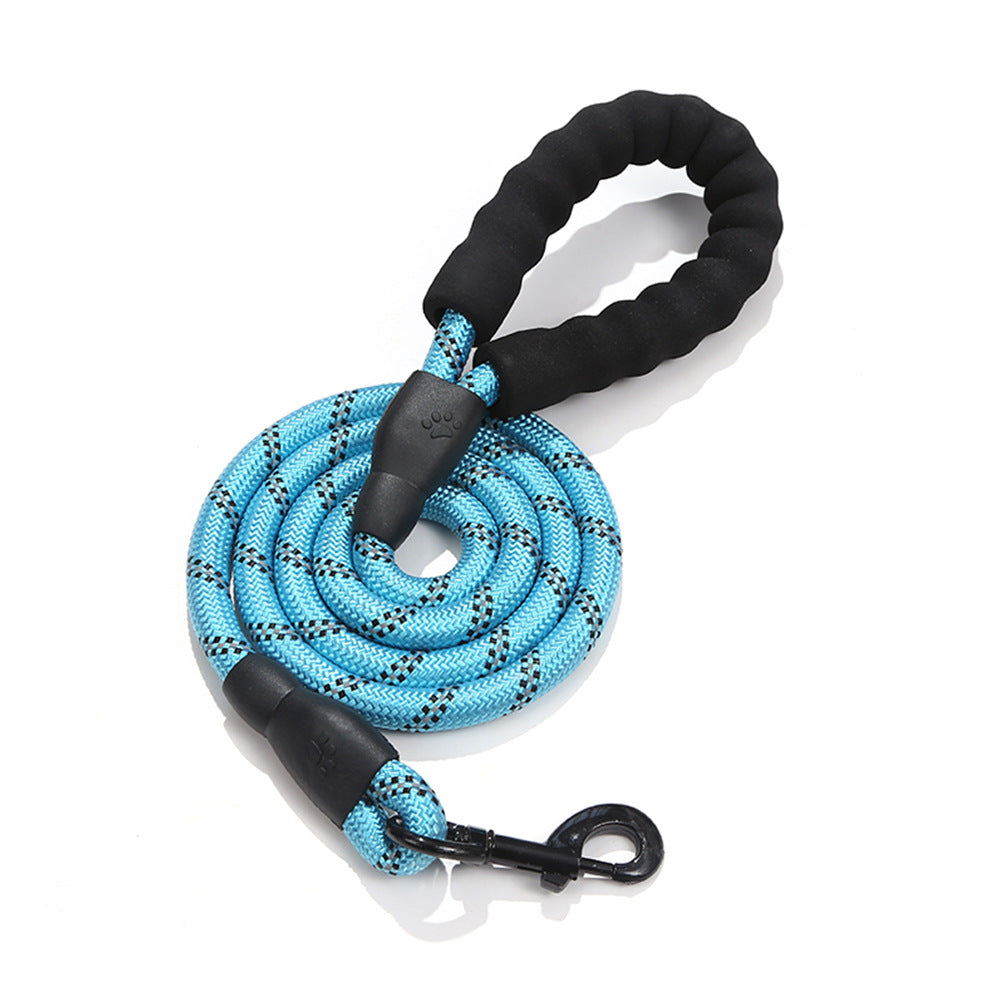 Heavy-Duty Reflective Rope Leash - Strong Dog Leash