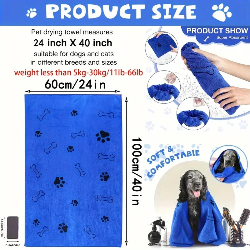 Microfiber Quick-Dry Pet Towel