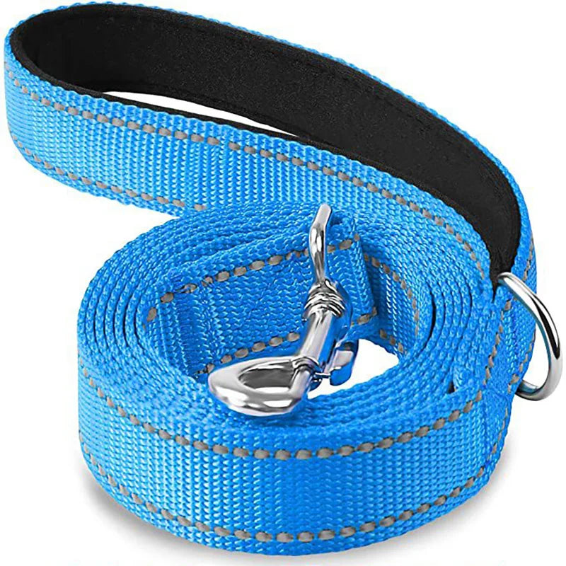 Night-Safe Reflective Dog Walking Leash