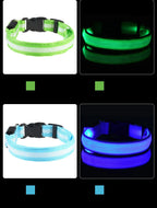 LED Night-Safe Luminous Dog Collar