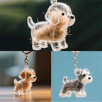 PetMemory – Clear Pet Fur Keepsake Keychain