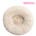 Donut Bed for Cats & Dogs - Ultra-Soft and Calming