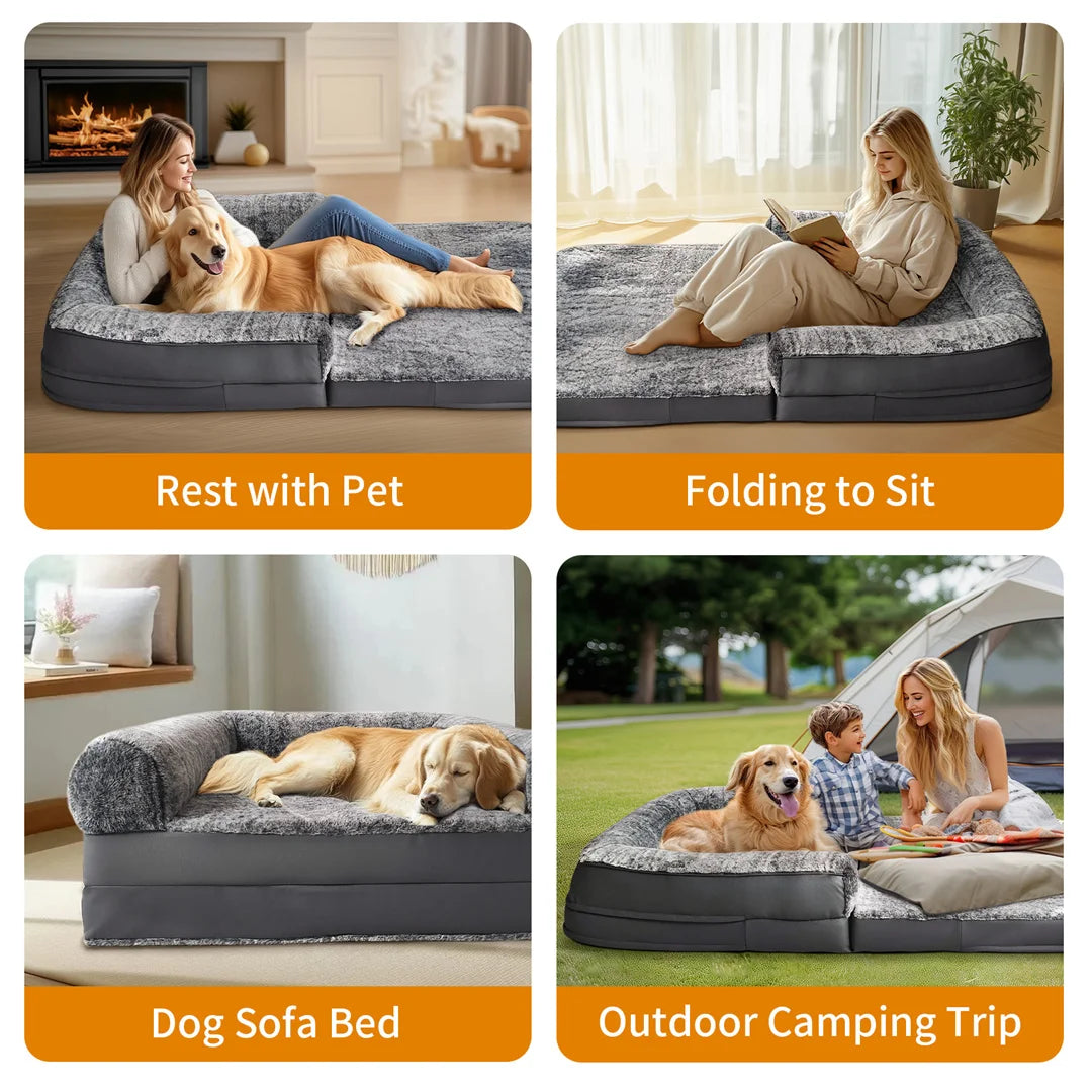 Human-Size Premium Pet Bed for Dogs & Humans