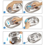 AquaShield Filter Set – Activated Carbon Replacements for Stainless Steel Pet Fountains (6 or 12 Pack)