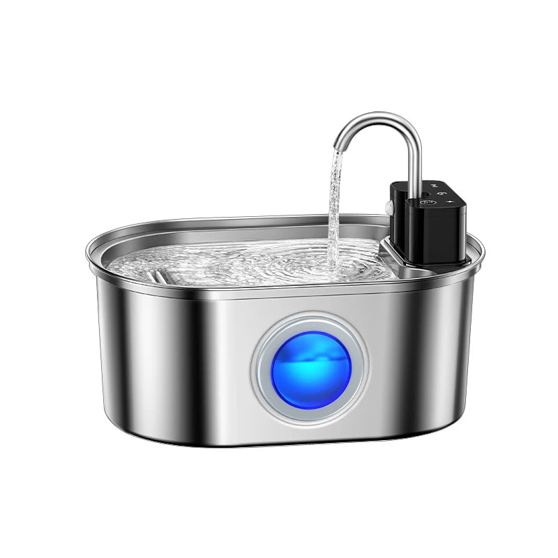 Rojeco HydroSense 3.2L – Smart Stainless Steel Pet Fountain