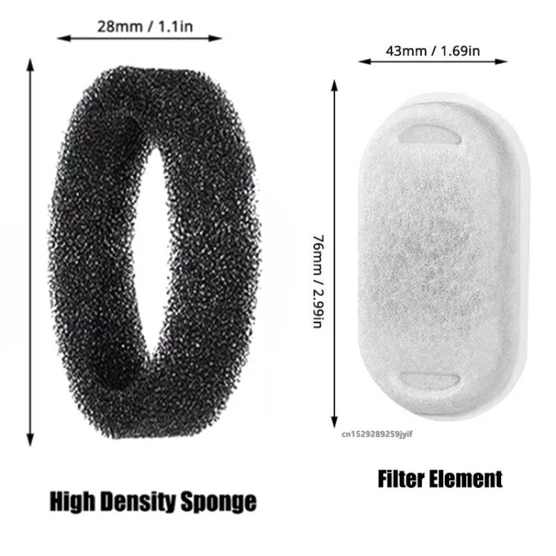 AquaShield Filter Set – Activated Carbon Replacements for Stainless Steel Pet Fountains (6 or 12 Pack)