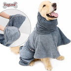 DogLemi™ Microfibre Dog Bathrobe – Ultra-Absorbent Drying Coat