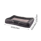 OrthoRest – Anti-Slip Orthopedic Pet Bed with Pillow Support