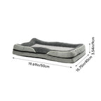OrthoRest – Anti-Slip Orthopedic Pet Bed with Pillow Support