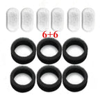 AquaShield Filter Set – Activated Carbon Replacements for Stainless Steel Pet Fountains (6 or 12 Pack)