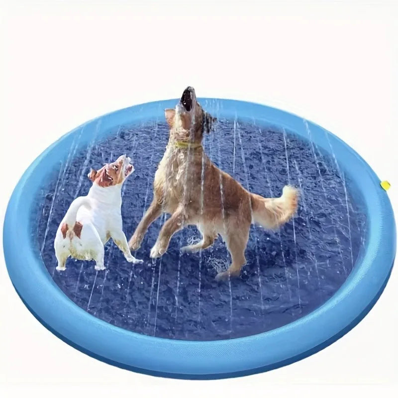 Furbytes SplashZone – Outdoor Pet Splash Pad & Bathing Pool with Spray Function