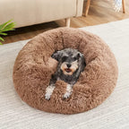 Donut Bed for Cats & Dogs - Ultra-Soft and Calming
