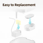 Rojeco ClearFlow Replacement Filters – For 1.5L Transparent Cat Water Fountain