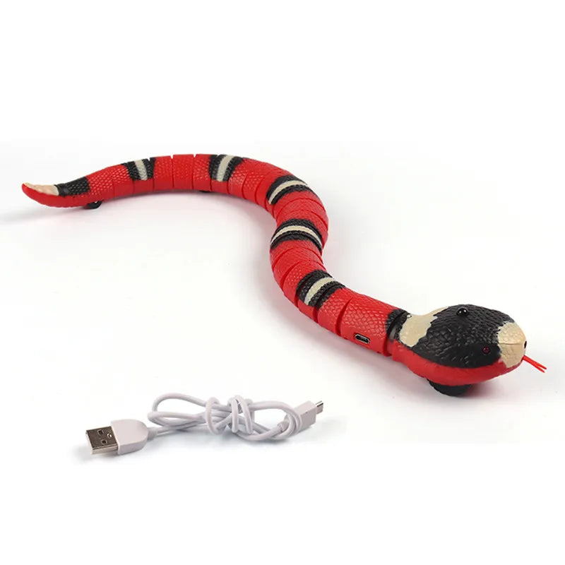 MotionSnake – Smart Interactive Cat Toy (USB Rechargeable)