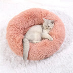 Donut Bed for Cats & Dogs - Ultra-Soft and Calming