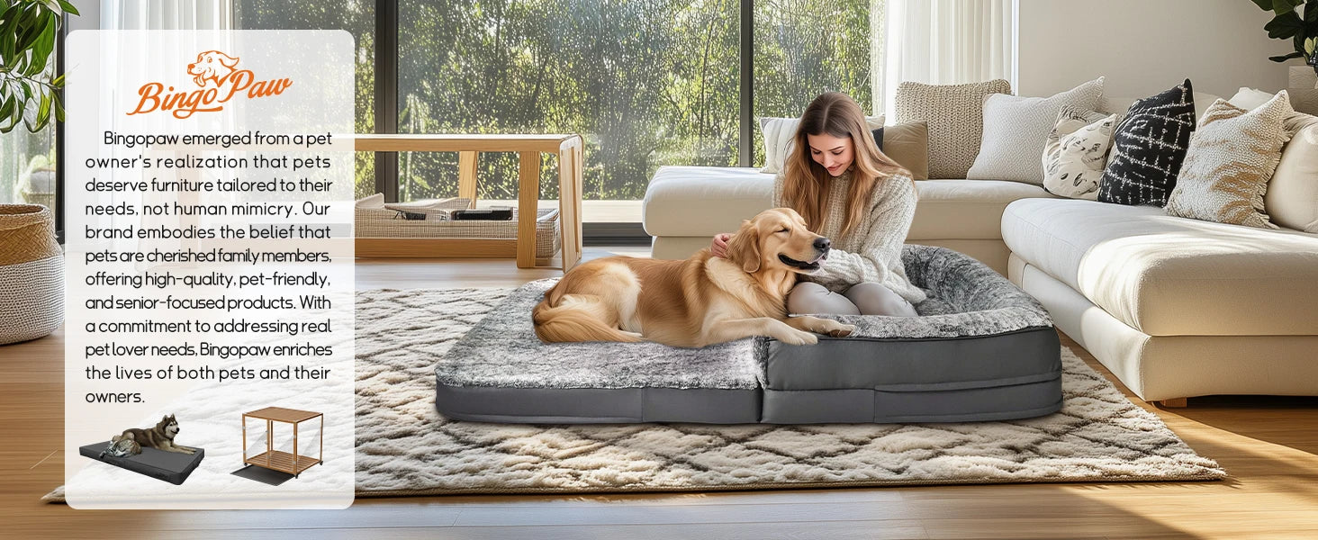 Human-Size Premium Pet Bed for Dogs & Humans