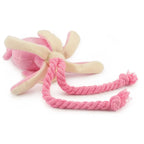 SquishySquid — Plush Squeaky Rope Toy for Dogs