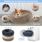 Donut Bed for Cats & Dogs - Ultra-Soft and Calming