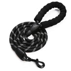 Heavy-Duty Reflective Rope Leash - Strong Dog Leash