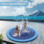 Furbytes SplashZone – Outdoor Pet Splash Pad & Bathing Pool with Spray Function