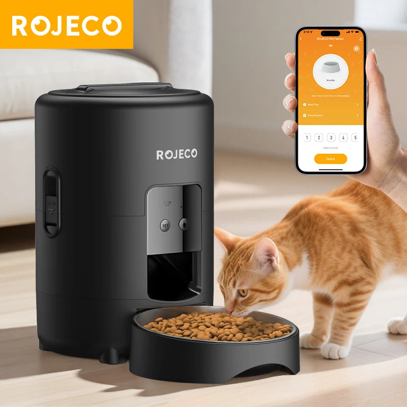 SmartFeast Mini – 2L WiFi Automatic Pet Feeder with App Remote Control