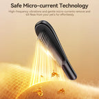 ROJECO - FleaZap – Electric Flea & Lice Removal Comb for Cats and Dogs