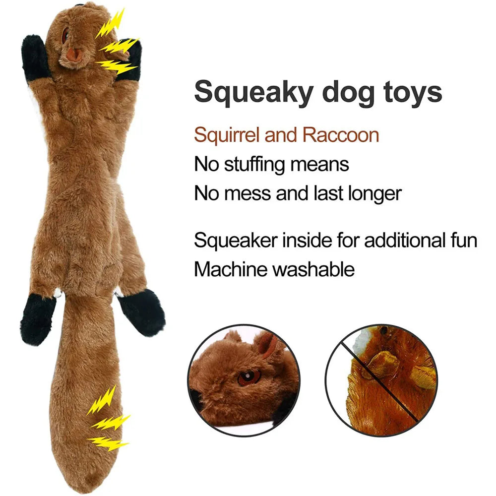 WildSqueak - Stuffing-Free Plush Toy with Dual Squeakers (Very Funny!)