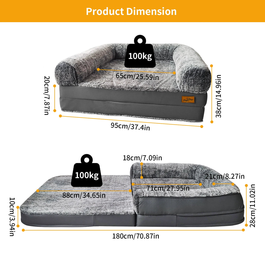 Human-Size Premium Pet Bed for Dogs & Humans