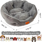 Furbytes CloudHaven – Ultra Soft Velvet Pet Bed with Non-Slip Base