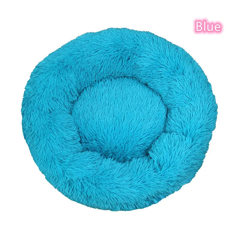 Donut Bed for Cats & Dogs - Ultra-Soft and Calming