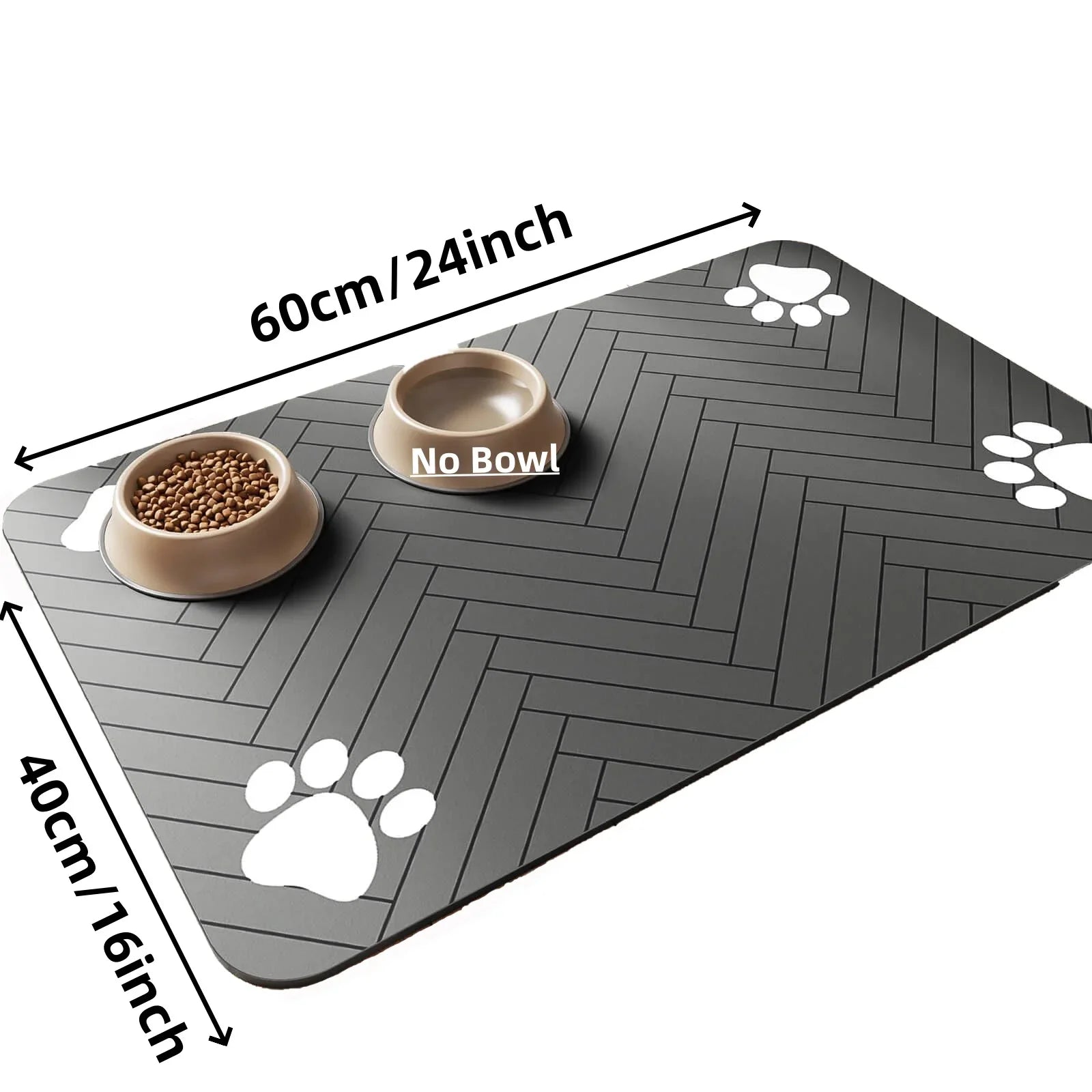 Furbytes PawMat – Absorbent & Waterproof Feeding Mat for Cats & Dogs (S/M/L)