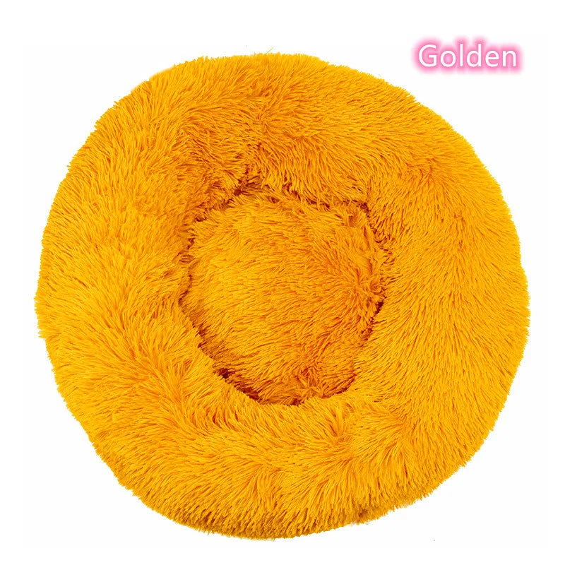 Donut Bed for Cats & Dogs - Ultra-Soft and Calming