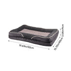 OrthoRest – Anti-Slip Orthopedic Pet Bed with Pillow Support