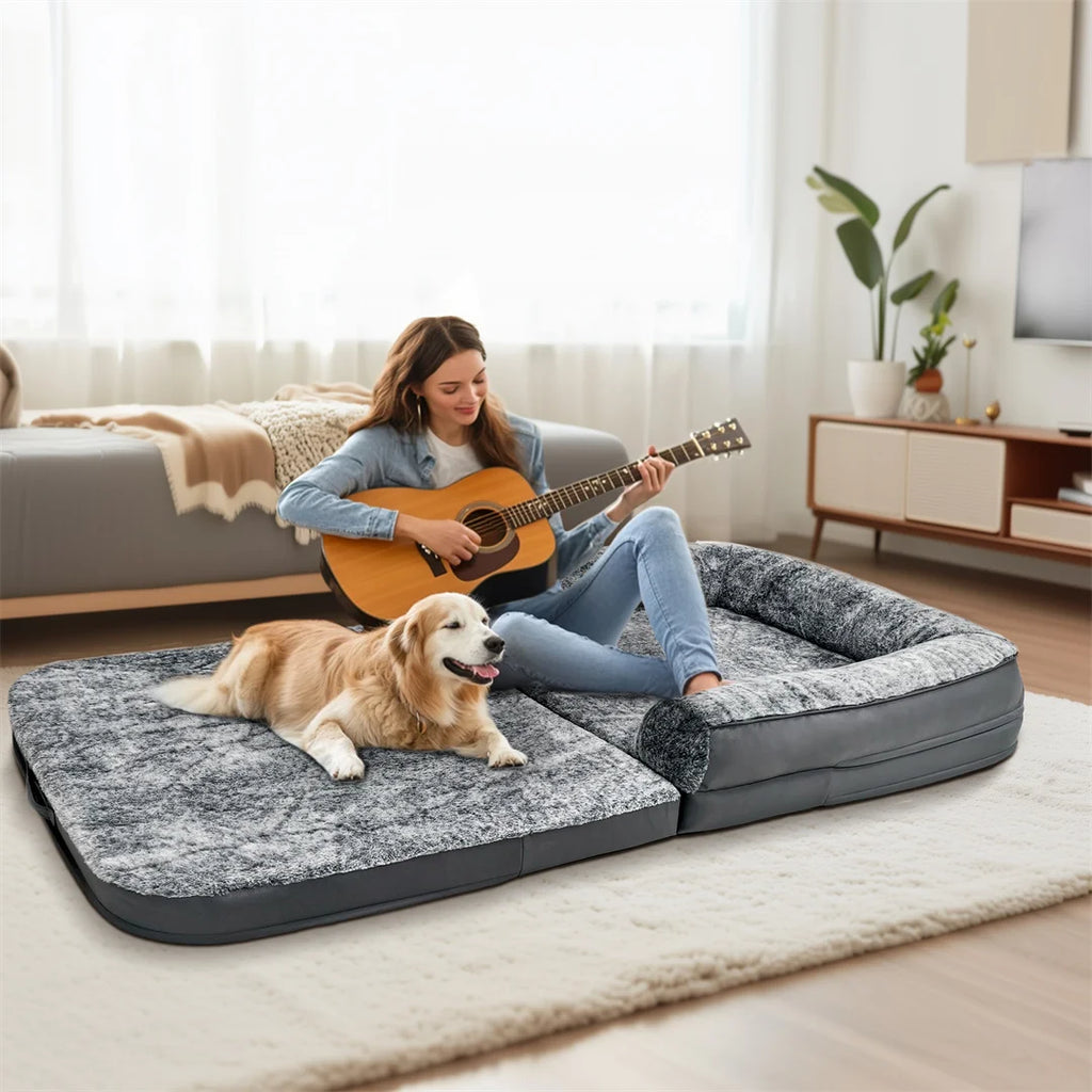 Human-Size Premium Pet Bed for Dogs & Humans