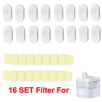 Rojeco ClearFlow Replacement Filters – For 1.5L Transparent Cat Water Fountain