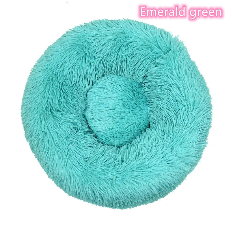 Donut Bed for Cats & Dogs - Ultra-Soft and Calming