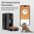 SmartFeast Mini – 2L WiFi Automatic Pet Feeder with App Remote Control