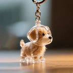 PetMemory – Clear Pet Fur Keepsake Keychain