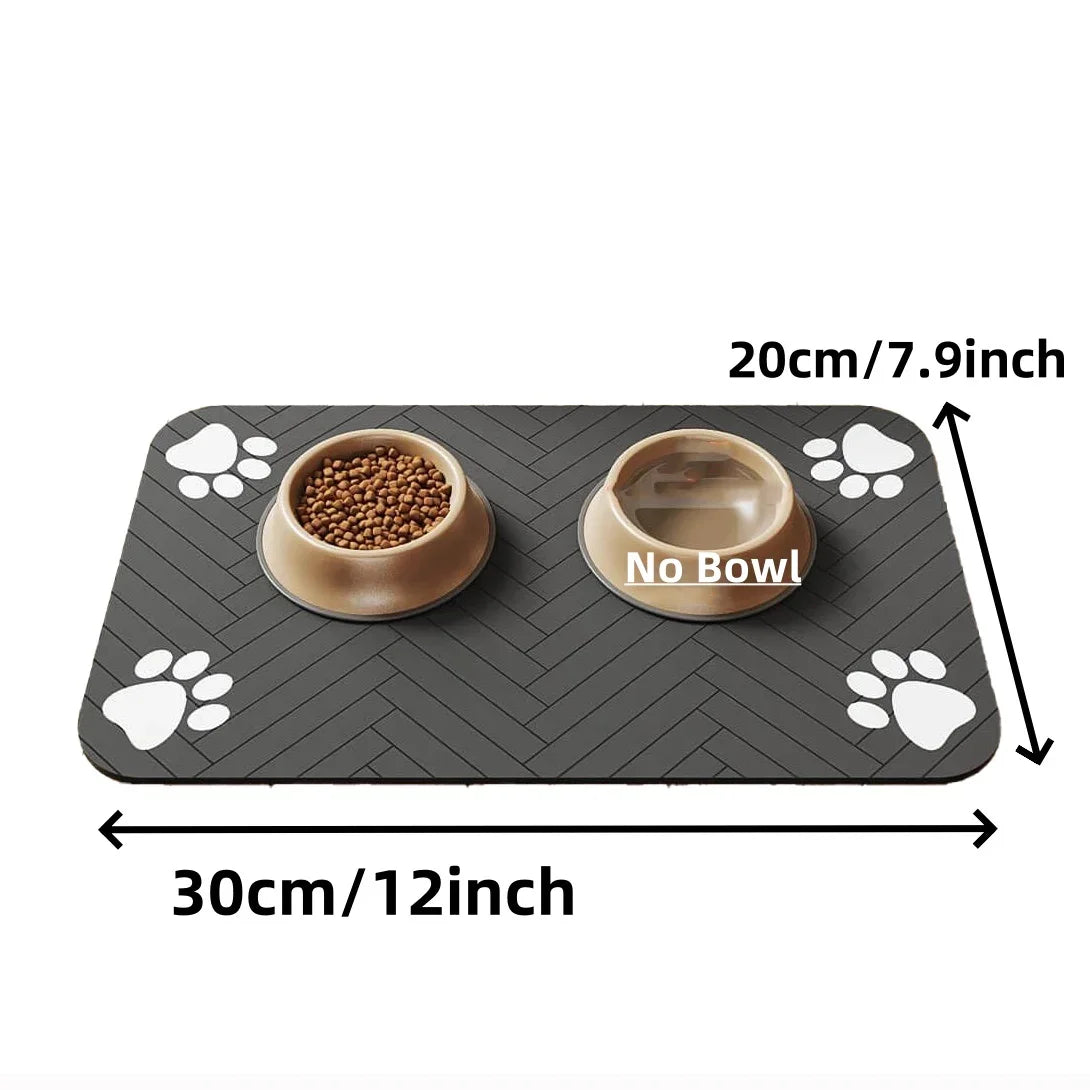 Furbytes PawMat – Absorbent & Waterproof Feeding Mat for Cats & Dogs (S/M/L)