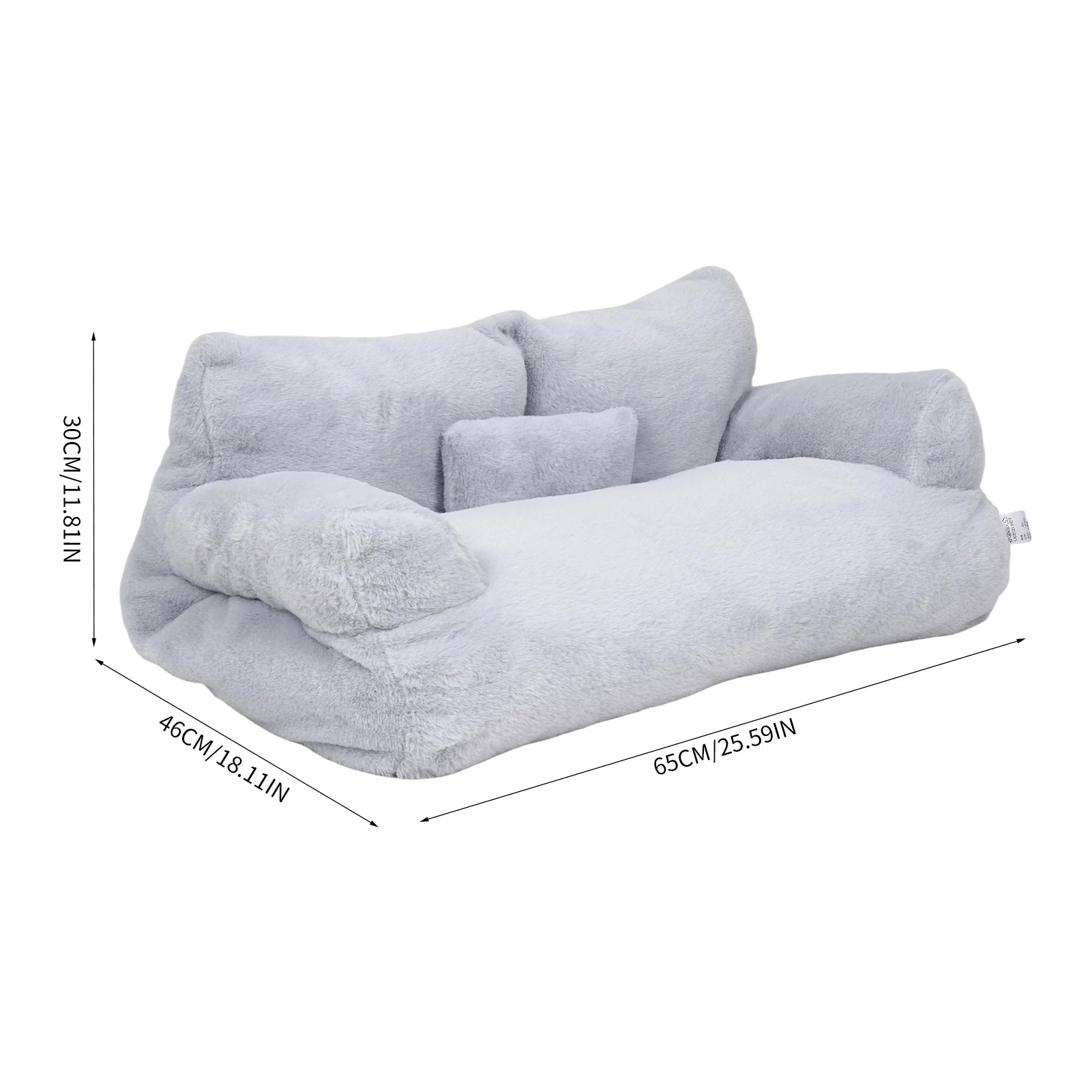 ComfySofa - Plush Sofa Bed for Cats & Dogs